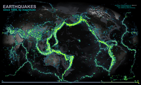 100 Years Of Historical Earthquake Data - Graphical Map | Amazing Science | Scoop.it