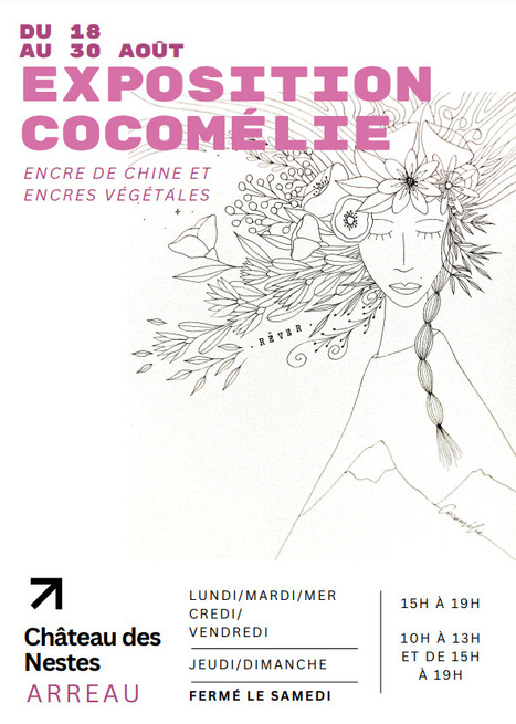 Exposition de peintures &agrave; l'encre de Chine et encres v&eacute;g&eacute;tales &agrave; Arreau du 18 au 30 ao&ucirc;t | Vall&eacute;es d'Aure & Louron - Pyr&eacute;n&eacute;es | Scoop.it
