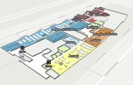 Cartographie interactive de la Bpi | Veille pour les concours des bibliothèques | Scoop.it