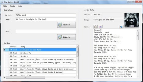 ChartLyrics | Download ChartLyrics software for free at SourceForge.net | 21st Century Tools for Teaching-People and Learners | Scoop.it