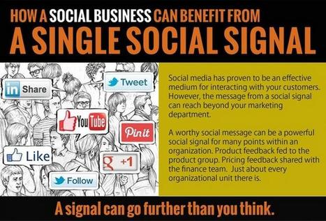 The Organizational Impact of a Social Signal #INFOGRAPHIC | The Best Infographics on the Planet | World's Best Infographics | Scoop.it
