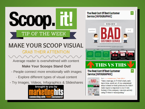 Scoop.it Tip of the Week - MAKE YOUR SCOOP VISUAL! | MarketingHits | Scoop.it