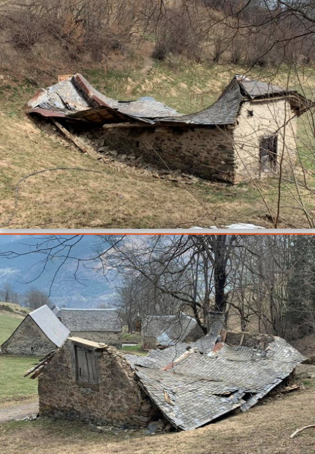 Dégâts sur les granges foraines de Lias - Xavier Billet | Vallées d'Aure & Louron - Pyrénées | Scoop.it