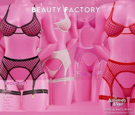 Pixie Lingerie March 2024 Group Gift by Beauty Factory | Teleport Hub - Second Life Freebies | Teleport Hub | Scoop.it