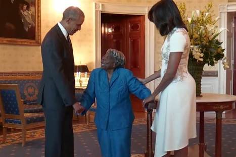 106-Year-Old Meets the Obamas, Dances With Joy | Black History Month Resources | Scoop.it