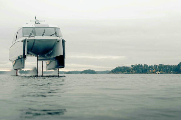À Stockholm, on pourra bientôt se déplacer en bateaux volants et électriques