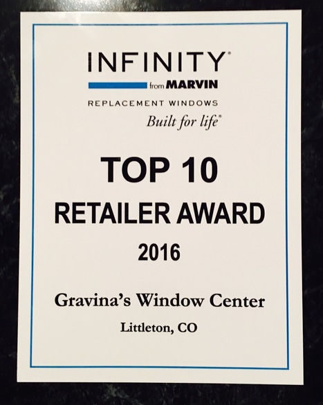 Gravina's Window Center of Littleton Awarded Top Infinity Window Dealer in the Nation | Replacement Window Advisor | Scoop.it