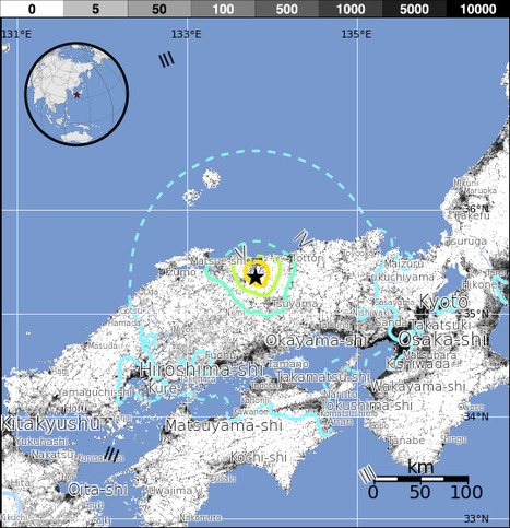 M6.2 - 8km S of Kurayoshi, Japan | Japan Tsunami | Scoop.it