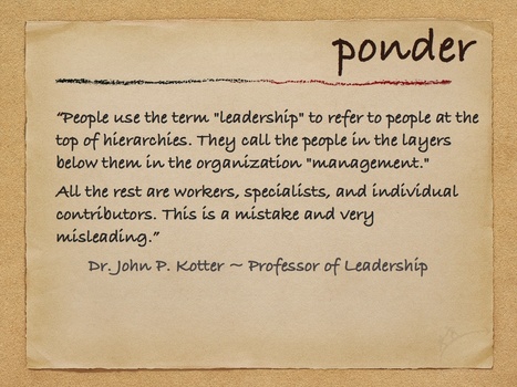 Management Is (Still) Not Leadership | #BetterLeadership | Scoop.it