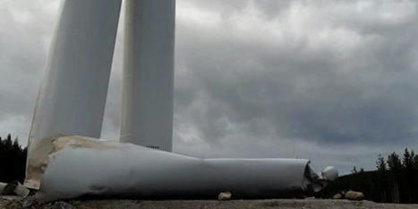 Turbine down; Collapse and oil spill shuts one of Europe’s largest and newest wind farms | Wind Energy News | Agents of Behemoth | Scoop.it
