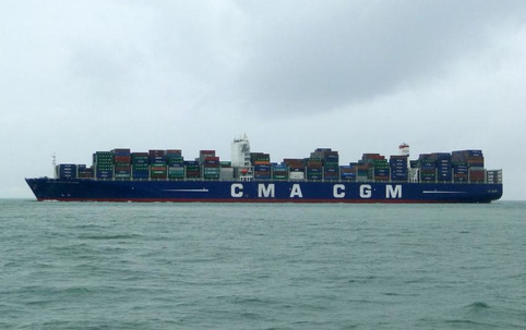 Le Havre - Premi&egrave;re escale pour le CMA CGM Zheng He | Veille territoriale AURH | Scoop.it