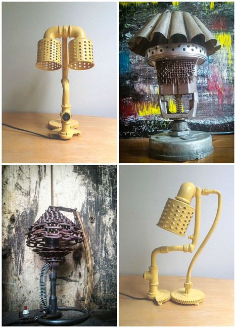 Junky Lamp | 1001 Recycling Ideas ! | Scoop.it