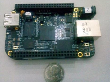 ขนาดของ beaglebone black เทียบกับเหรียญบาท | Beaglebone | Scoop.it