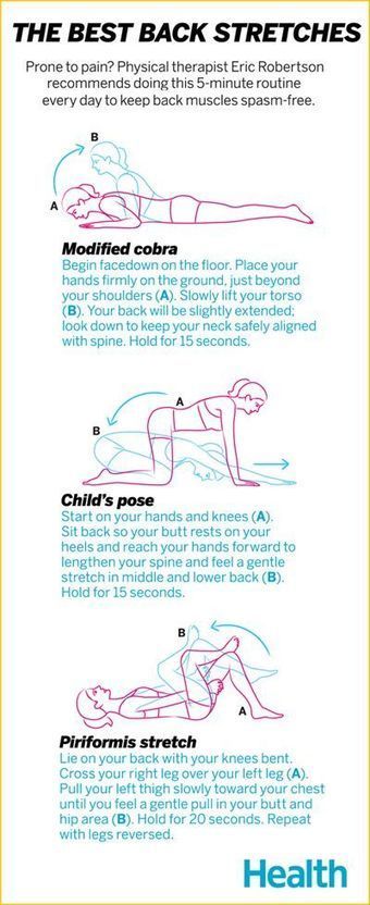 3 back stretches to help keep your muscles spas...