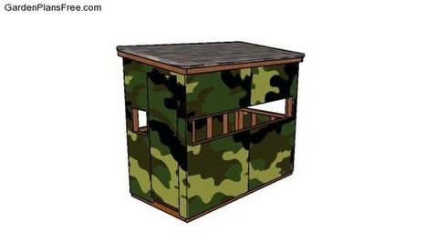 Deer Stand Plans 4x8 - Free PDF Download | Free Garden Plans - How to build garden projects | Garden Plans | Scoop.it