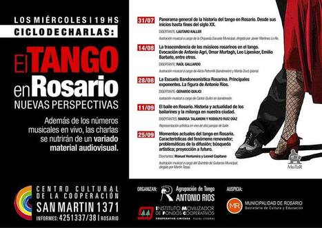 El Tango en Rosario - Ciclo de charlas | Mundo Tanguero | Scoop.it