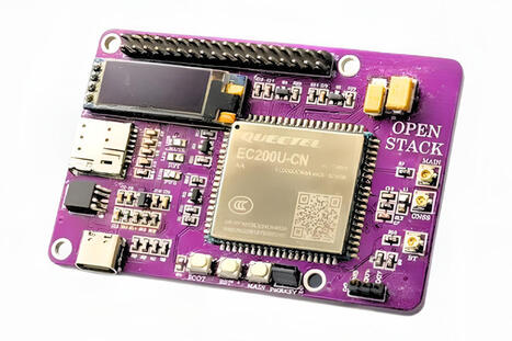 Open Stack standalone 4G LTE IoT board runs RTOS on Quectel EC200U LTE module (Crowdfunding) - CNX Software | Embedded Systems News | Scoop.it