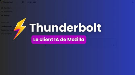 Thunderbolt : Mozilla d&eacute;voile un client IA open source pour les entreprises | Accompagnement au changement | Scoop.it