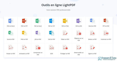 LightPDF : une suite d'outils en ligne pour éditer et convertir les fichiers PDF | Freewares | Scoop.it