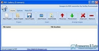 PDF Gallery : un logiciel dédié à la conversion d'images en fichiers PDF | Le Top des Applications Web et Logiciels Gratuits | Scoop.it