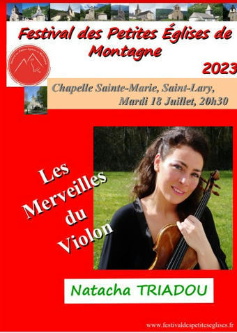Les merveilles du violon avec Natacha TRIADOU le 18 juillet à Saint-Lary Soulan | Vallées d'Aure & Louron - Pyrénées | Scoop.it
