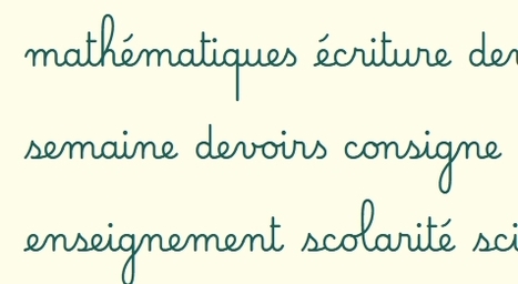 Une police cursive libre pour l&rsquo;enseignement de l&rsquo;&eacute;criture &agrave; l&rsquo;&eacute;cole &eacute;l&eacute;mentaire | Veille &Eacute;ducative - L'actualit&eacute; de l'&eacute;ducation en continu | Scoop.it