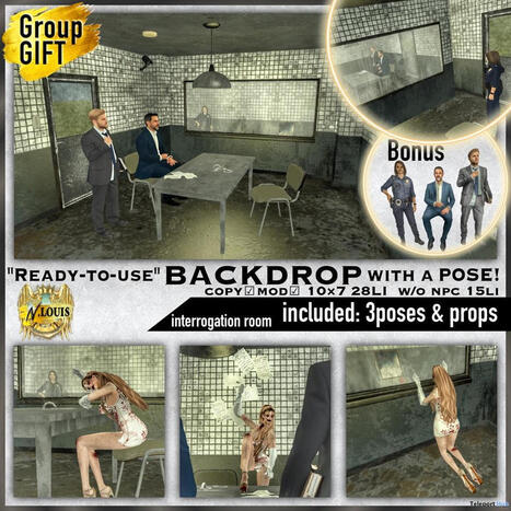 Interrogation Room Backdrop October 2026 Group Gift by N.LOUIS | Teleport Hub - Second Life Freebies | Second Life Freebies | Scoop.it