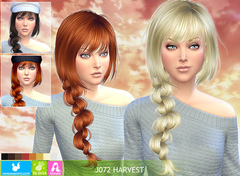 Sims 4 Hairstyle(Free) << NEWSEA | Les Sims | Scoop.it