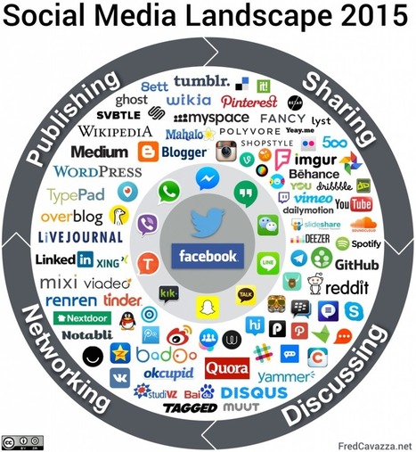 Social Media Landscape 2015 - FredCavazza.net | Social Marketing | Scoop.it