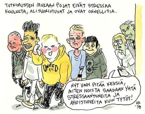 Ville Rannan pilapiirros: Pojat eiv&auml;t stressaa ja ovat tytt&ouml;j&auml; onnellisempia - jotain on teht&auml;v&auml;! | 1Uutiset - Lukemisen t&auml;hden | Scoop.it