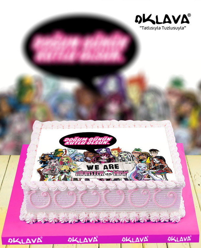 Monster High Hepsi Resimli Pasta Doğum G&hellip;