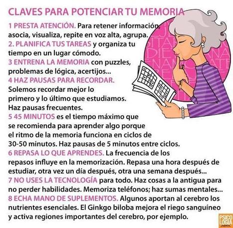 Claves para potenciar tu memoria | Recursos para la orientación educativa | Scoop.it