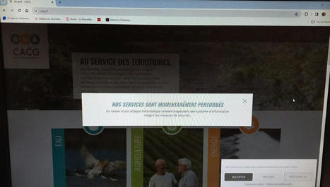 Victime d'une cyberattaque, les services de la CACG fortement perturbés | Vallées d'Aure & Louron - Pyrénées | Scoop.it