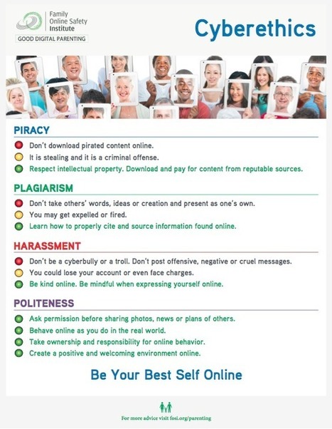Cyberethics Checklist | iGeneration - Humane Use of Technology in an AI world (Pedagogy & Digital Innovation) | Scoop.it