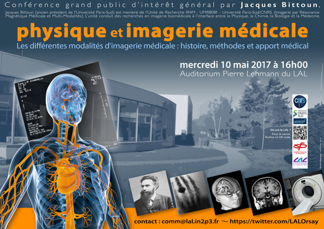"Les diff&eacute;rentes modalit&eacute;s d'imagerie m&eacute;dicale : histoire, m&eacute;thodes, et apport m&eacute;dical" - Conf&eacute;rence de Jacques Bittoun, 10 mai, 16:00, LAL | Life Sciences Universit&eacute; Paris-Saclay | Scoop.it