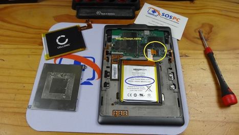 Réparation d'un Kindle d'Amazon : changement de sa batterie | Freewares | Scoop.it