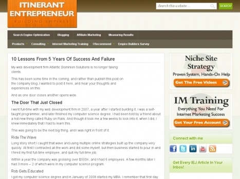 10 leçons de 5 années de succès et d’échecs | Blogs | Scoop.it