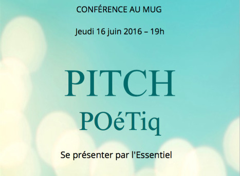 Chambéry, au Mug : "16/06, Conférence-Pitch POéTiq avec Juliette Anne | Ce monde à inventer ! | Scoop.it