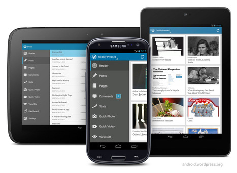 The WordPress for Android App Gets a Big Facelift | Latest Social Media News | Scoop.it