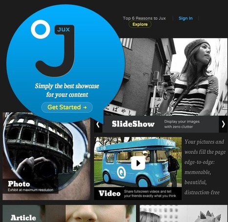 Jux - create web presentations with your photos | Digital Presentations in Education | Scoop.it