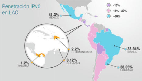 #IPv6: Crece el uso del nuevo protocolo de Internet en usuarios de Latinoamérica | LACNIC news selection | Scoop.it