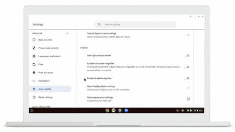 New Accessibility Features for Students and Teachers Using Chromebooks | iGeneration - 21st Century Education (Pedagogy & Digital Innovation) | Scoop.it