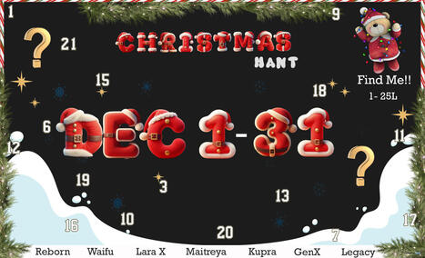 MicRo’s Christmas Hunt Bear 2025 | Teleport Hub - Second Life Hunts | Second Life Freebies | Scoop.it