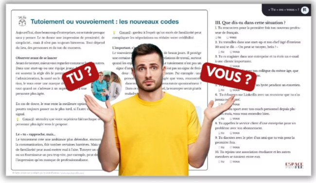 « Tu » ou « vous » ? Les nouveaux codes (B1) | POURQUOI PAS... EN FRANÇAIS ? | Scoop.it