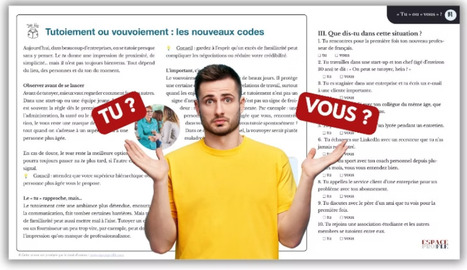 « Tu » ou « vous » ? Les nouveaux codes (B1) | POURQUOI PAS... EN FRANÇAIS ? | Scoop.it