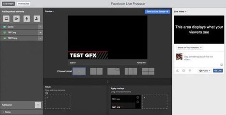 Facebook Live Producer : un outil de production avancé, intégré au réseau social | Réseaux sociaux | Scoop.it