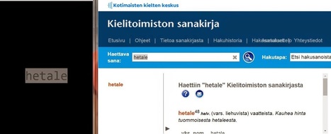 Kielitoimiston sanakirjan automaattinen arpoja | 1Uutiset - Lukemisen tähden | Scoop.it