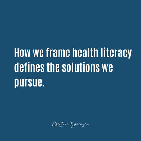 #healthliteracy | Kristine S&oslash;rensen 🍀 | H&eacute;sitations Vaccinales: Observatoire HESIVAXs | Scoop.it