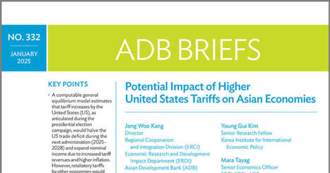 Potential Impact of Higher United States Tariffs on Asian Economies | International development | Scoop.it