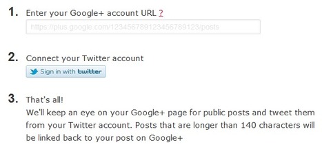 Publica en Twitter el contenido de Google Plus de forma autom&aacute;tica y sin extensiones &laquo; Omicrono | google + y google apps | Scoop.it